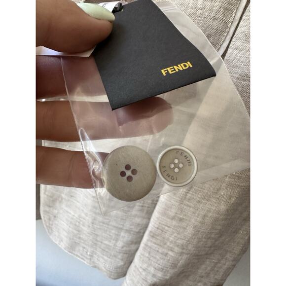 Fendi linen classic kids jacket size 8 NWT - Picture 7 of 15